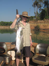 Full Day Fishing Charters are available at Daly River Barra Resort