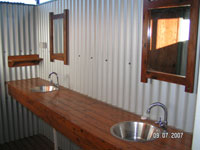 New, modern amenities building at Daly River Barra Resort Caravan Park and camping